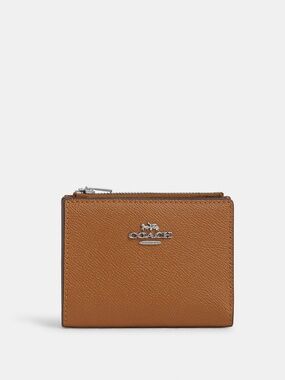 Coach Outlet Bifold Wallet - Silver/Saddle